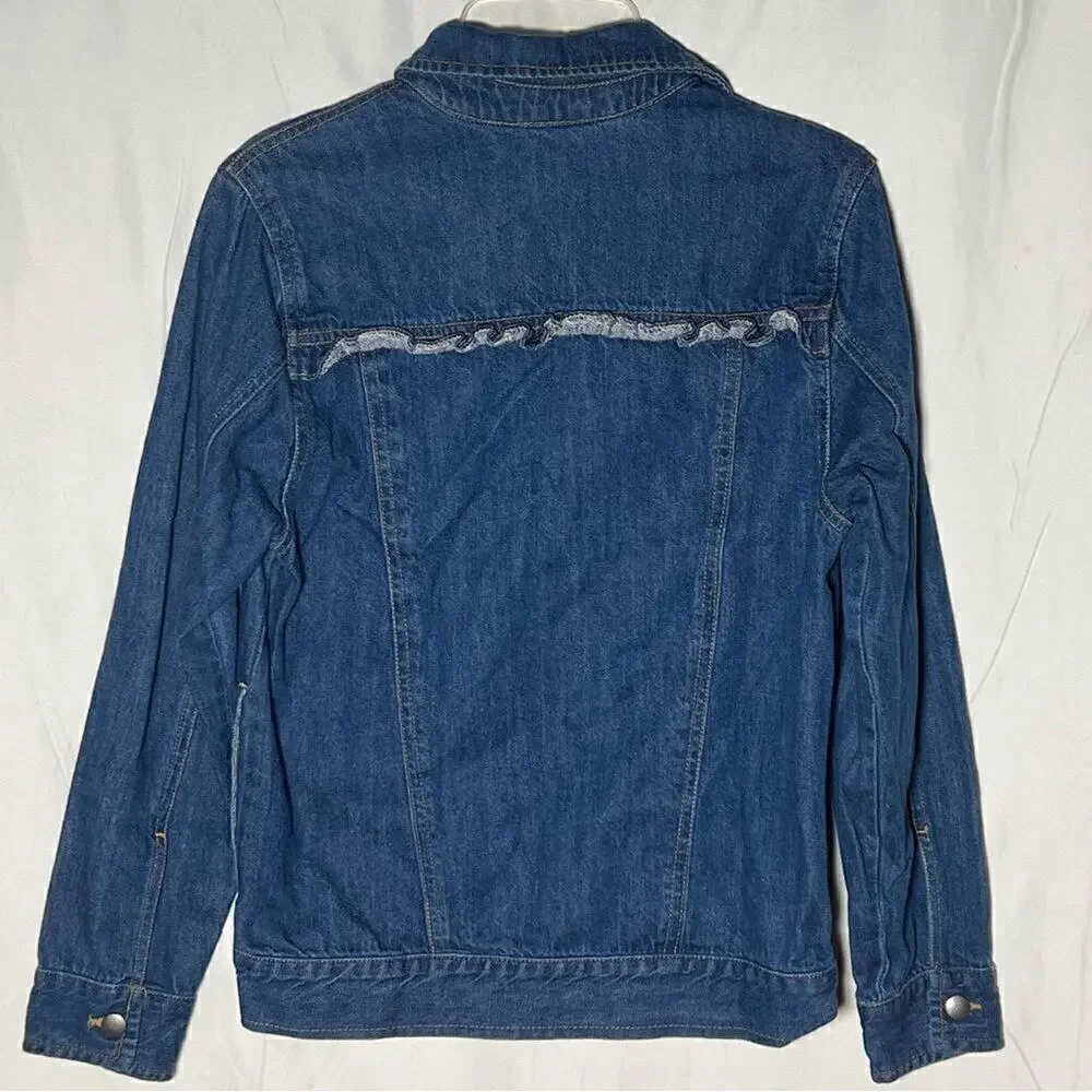 Disney Snow White Animators' Denim Jean Jacket Girls 9/10 Vintage